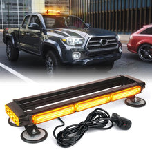 Load image into Gallery viewer, Xprite Rooftop LED Strobe Light Pursuit 20" COB Series w/ Magnetic Base - Amber / Mixed - Amber Alternate Image