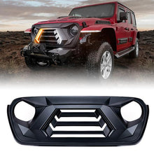 Load image into Gallery viewer, Xprite Grill Jeep Wrangler / Gladiator JL/JT (18-21) Turn Signal and LED DRL Lights - Vader Series - Default Title Alternate Image