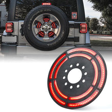 Load image into Gallery viewer, 53.99 Xprite Spare Tire LED Brake Light Jeep Wrangler JK (2007-2018) JL (2018-2020) X-Pro 14&quot; Cyclone Series Dual - TL-UNI-WHEEL-G1 - Redline360 Alternate Image