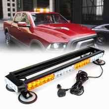 Load image into Gallery viewer, Xprite Rooftop Strobe Light Pursuit 26" LED Series w/ Magnetic Base - Amber / Mixed - Mixed (White-Amber) Alternate Image