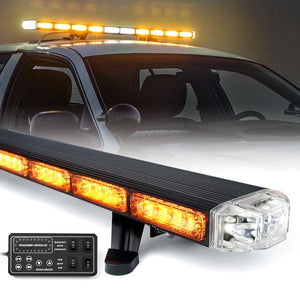 413.99 Xprite Traffic Advisor LED Strobe Light Bar 48" Amber Sparrow X Series - SL-L29-48IN-Y - Redline360