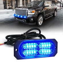 Load image into Gallery viewer, Xprite Squad Series 4W Flush Mount Side Marker Strobe Light - Blue/Red/White/Amber/Combo - Blue Alternate Image