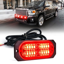 Load image into Gallery viewer, Xprite Squad Series 4W Flush Mount Side Marker Strobe Light - Blue/Red/White/Amber/Combo - Red Alternate Image