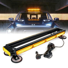 Load image into Gallery viewer, Xprite Rooftop LED Strobe Light Pursuit 26" COB Series w/ Magnetic Base - Amber / Mixed - Amber Alternate Image