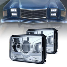 Load image into Gallery viewer, Xprite 6100 Evolution 4x6" CREE LED Headlight with Sunrise Type DRL - 1pc / 2pc / 4pc - 2pc Alternate Image