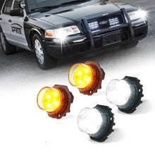 Load image into Gallery viewer, Xprite Covert 4 Series Hide-A-Way LED Strobe Lights - White / White-Amber / Amber - Amber Alternate Image