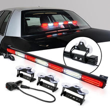 Load image into Gallery viewer, Xprite COB LED Strobe Light Bar 31" G2 Vigilante Series 35W Traffic Advisor - White-Red / White-Amber - White-Red Alternate Image