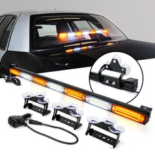 Load image into Gallery viewer, Xprite COB LED Strobe Light Bar 31" G2 Vigilante Series 35W Traffic Advisor - White-Red / White-Amber - White-Amber Alternate Image