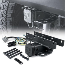 Load image into Gallery viewer, Xprite Rear Receiver Tow Hitch Jeep Wrangler JK/JKU (2007-2018) 2-Inch - No Harness / With Harness - With Harness Alternate Image
