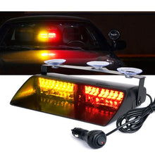 Load image into Gallery viewer, Xprite Dash/Windshield LED Strobe Lights [Undercover Series] Multiple Light Color Option - Red-Amber Alternate Image