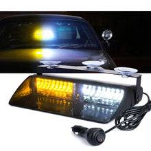 Load image into Gallery viewer, Xprite Dash/Windshield LED Strobe Lights [Undercover Series] Multiple Light Color Option - White-Amber Alternate Image