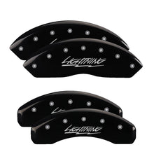 Load image into Gallery viewer, 249.00 MGP Brake Caliper Covers Ford F150 Lightning (1999-2004) Black / Red / Yellow - Redline360 Alternate Image