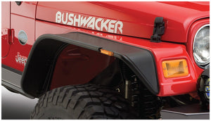 345.99 Bushwacker Jeep Flat Style Fender Flares Jeep Wrangler TJ (1997-2006) Front or Rear Fenders - Redline360