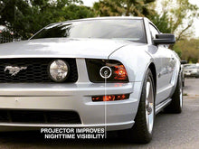 Load image into Gallery viewer, Raxiom Projector Headlights Ford Mustang S197 w/ Factory Halogen (05-09) Black Housing/ Clear or Smoked Lens Alternate Image