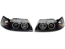 Load image into Gallery viewer, Raxiom Projector Headlights Ford Mustang SN95 (99-04) [Dual LED Halo] Black Housing/ Clear Lens Alternate Image