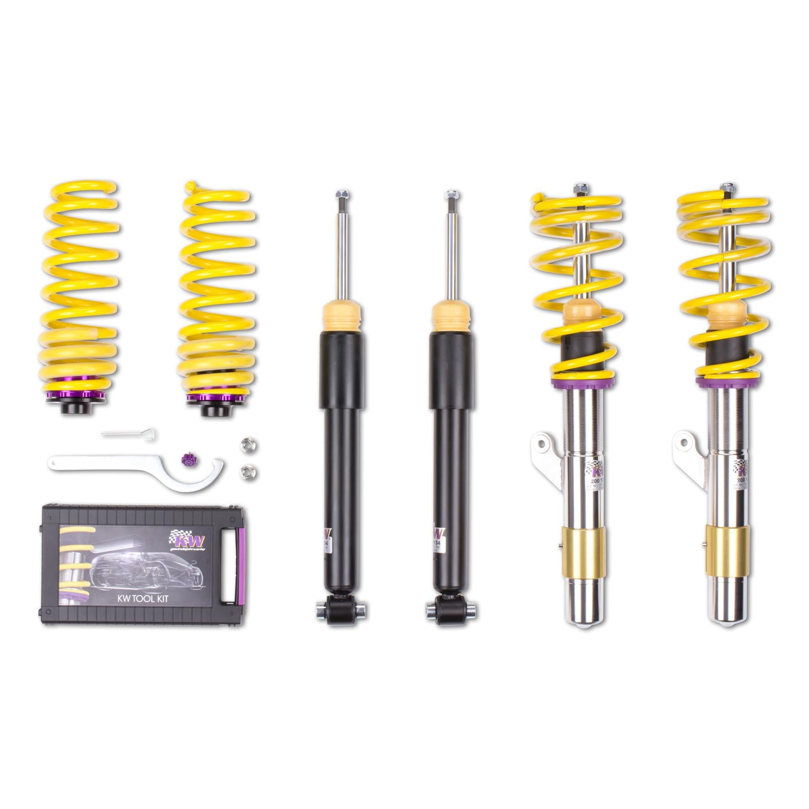 KW Variant 2 Coilover Kit - 2014-2018 BMW 435i/440i Convertible (w/o EDC) main image 0