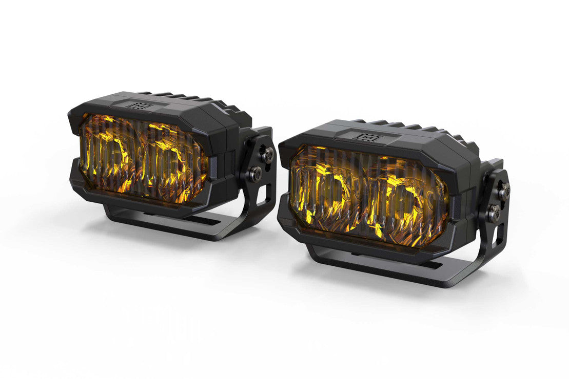 Silverado Fog Light Led Pod Morimoto LED Pods Chevy Silverado (2007-2019)  [2Banger HXB or NCS Syst 11-14) Chevy Silverado 2500/3500 - Fog Light Pod  Kit Black Oak LED