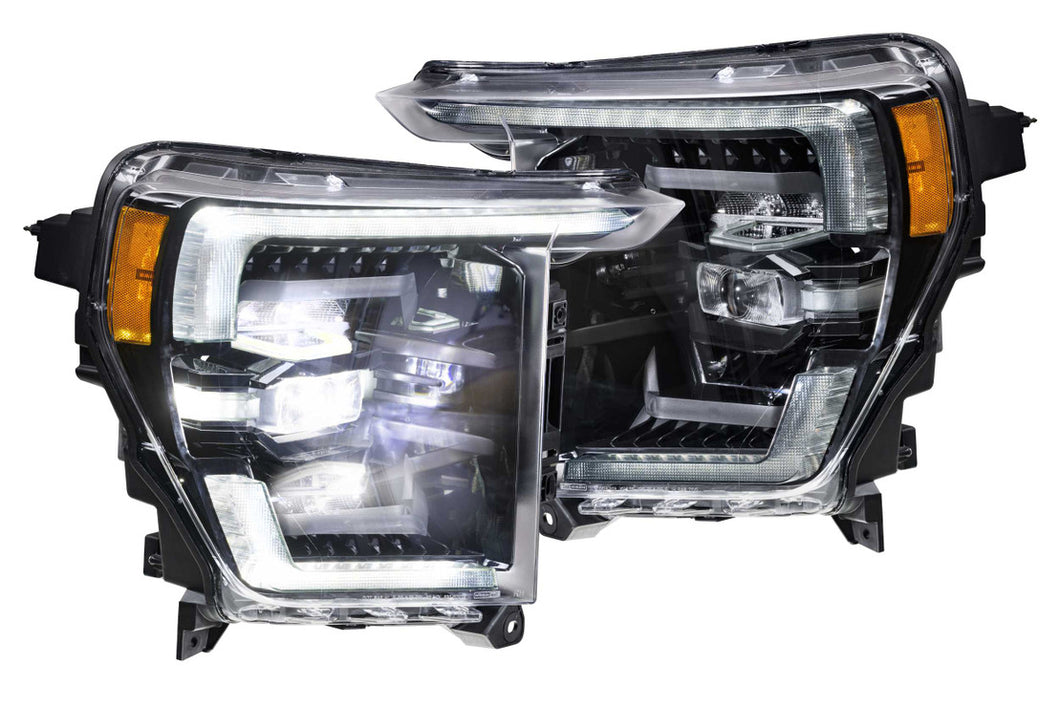 Morimoto Headlights Ford F150 (21-22) XB LED - Black [w/ Sequential LED Turn] White or Amber DRL