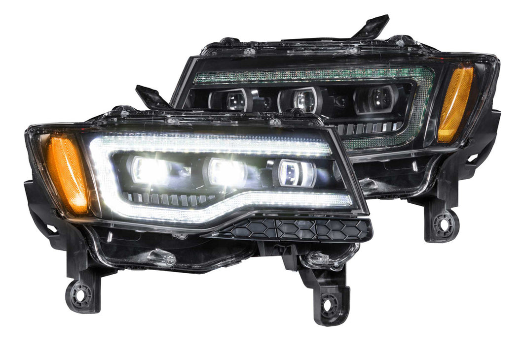 Morimoto Headlights Jeep Grand Cherokee (14-22) w/ Sequential LED Turn Signal - XB LED - Black