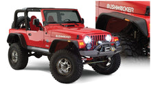 Load image into Gallery viewer, 599.00 Bushwacker Jeep Flat Style Fender Flares Jeep Wrangler TJ [Front/Rear] (1997-2006) 10920-07 - Redline360 Alternate Image