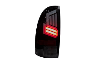 Winjet LED Tail Lights Toyota Tacoma (05-15) [Sequential] Black/Clear / Glossy Black/Clear / Black/Smoke