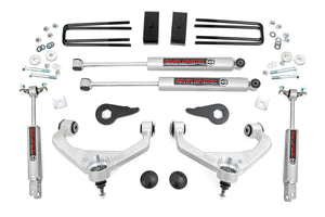 Rough Country Lift Kit Chevy Silverado 2WD/4WD (11-19) [3.50" Lift] w/  or w/o Lifted Knuckles