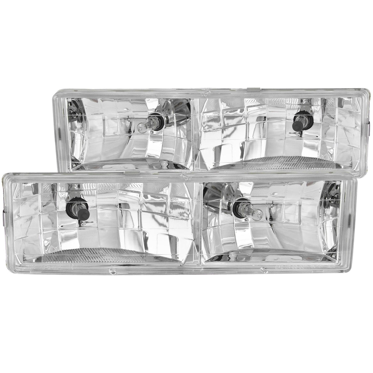 ANZO Crystal Headlight Set w/ Signal & Side Markers Chevy Blazer 92-94 / C1500 88-98 (111507) main image 1