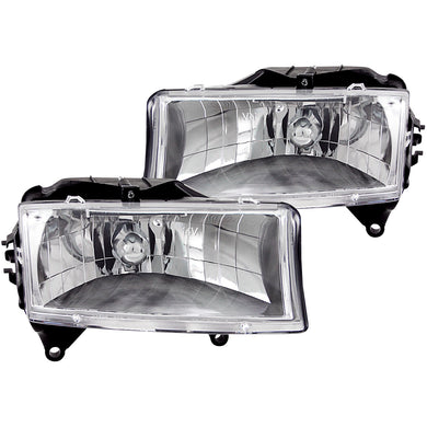 143.72 Anzo Crystal Headlights Dodge Dakota (97-04) Durango (98-03) [Chrome Housing] 111021 - Redline360
