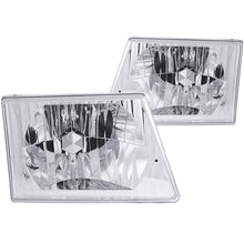 Load image into Gallery viewer, 166.48 Anzo Crystal Headlights Ford Econoline E150/E250/E350/E450 Van (92-04) [Chrome Housing] 111026 - Redline360 Alternate Image