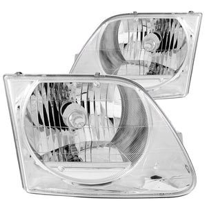 145.93 Anzo Crystal Headlights Ford F150 (97-03) Expedition (97-02) Black or Chrome Housing - Redline360