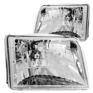 135.35 Anzo Crystal Headlights Ford Ranger (93-97) [Chrome Housing] 111036 - Redline360