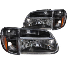 Load image into Gallery viewer, 158.37 Anzo Crystal Headlights Ford Explorer (95-01) [w/ Corner Light - 2 PC] Black or Chrome - Redline360 Alternate Image