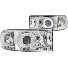 Load image into Gallery viewer, Anzo Projector Headlights Dodge Ram 1500 (94-01) 2500/3500 (94-02) Sport Model (94-98) [w/ CCFL Halo] Black or Chrome Housing - Chrome Alternate Image