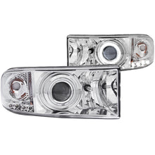Load image into Gallery viewer, 245.43 Anzo Projector Headlights Dodge Ram 1500 (94-01) 2500/3500 (94-02) Sport Model (94-98) [w/ LED Halo] Black or Chrome Housing - Redline360 Alternate Image