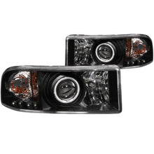 Load image into Gallery viewer, Anzo Projector Headlights Dodge Ram 1500 (94-01) 2500/3500 (94-02) Sport Model (94-98) [w/ CCFL Halo] Black or Chrome Housing - Black Alternate Image