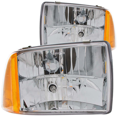181.39 Anzo Crystal Headlights Chevy Blazer S10 (95-97) [Chrome Housing - 1PC] 111078 - Redline360