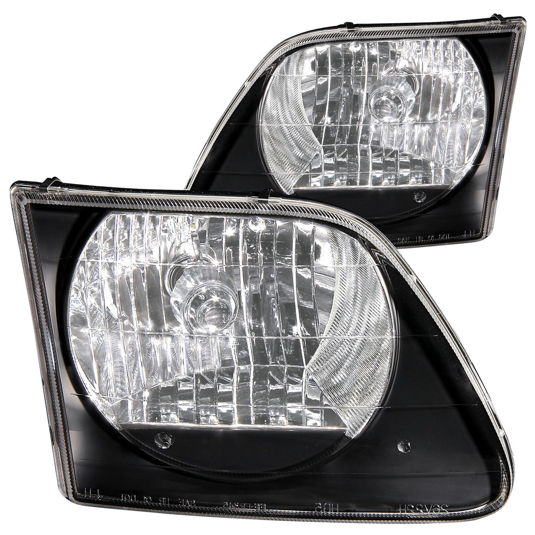 145.93 Anzo Crystal Headlights Ford F150 (97-03) Expedition (97-02) Black or Chrome Housing - Redline360