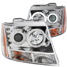 Load image into Gallery viewer, 279.77 Anzo Projector Headlights Avalanche (07-13) Suburban/Tahoe (07-14) CCFL/SMD/U-Bar LED - Black or Chrome - Redline360 Alternate Image