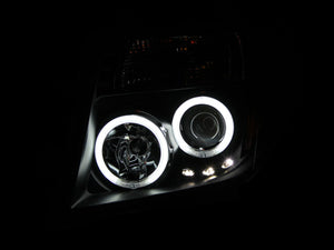 285.12 Anzo Projector Headlights Nissan Frontier (05-08) Pathfinder (05-07) CCFL Halo - Black or Chrome - Redline360
