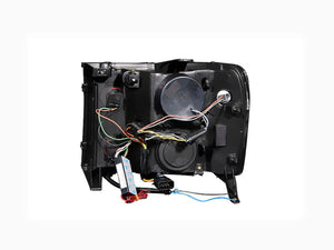 332.69 Anzo Projector Headlights GMC Sierra 1500/2500/3500 (07-13) [w/ CCFL Halo] Black or Chrome Housing - Redline360