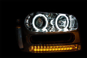 356.40 Anzo Projector Headlights Chevy Trailblazer (02-09) [w/ CCFL Halo] Black or Chrome Housing - Redline360