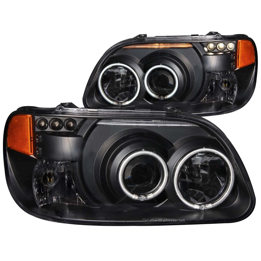 277.60 Anzo Projector Headlights Ford Explorer (95-01) [w/ CCFL Halo - Black Housing] 111132 - Redline360