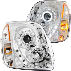 373.04 Anzo Projector Headlights GMC Yukon / Yukon XL / Yukon Denali (07-14) w/ SMD LED Halo - Black or Chrome - Redline360