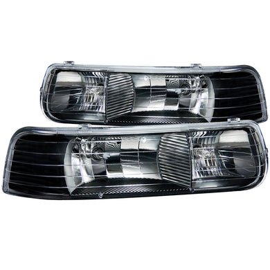 148.13 Anzo Crystal Headlights Chevy Silverado 1500/2500 (99-02) 3500 (01-02) Black or Chrome Housing - Redline360
