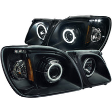 Load image into Gallery viewer, Anzo Projector Headlights Lexus LX470 (98-07) [w/ SMD LED Halo] Black or Chrome Housing - Black Alternate Image