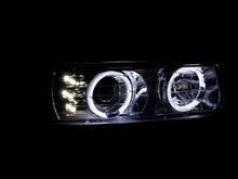 Load image into Gallery viewer, 212.79 Anzo Projector Headlights Chevy Silverado 1500/2500 (99-02) 3500 (01-02) [w/ LED Halo] Black or Chrome Housing - Redline360 Alternate Image