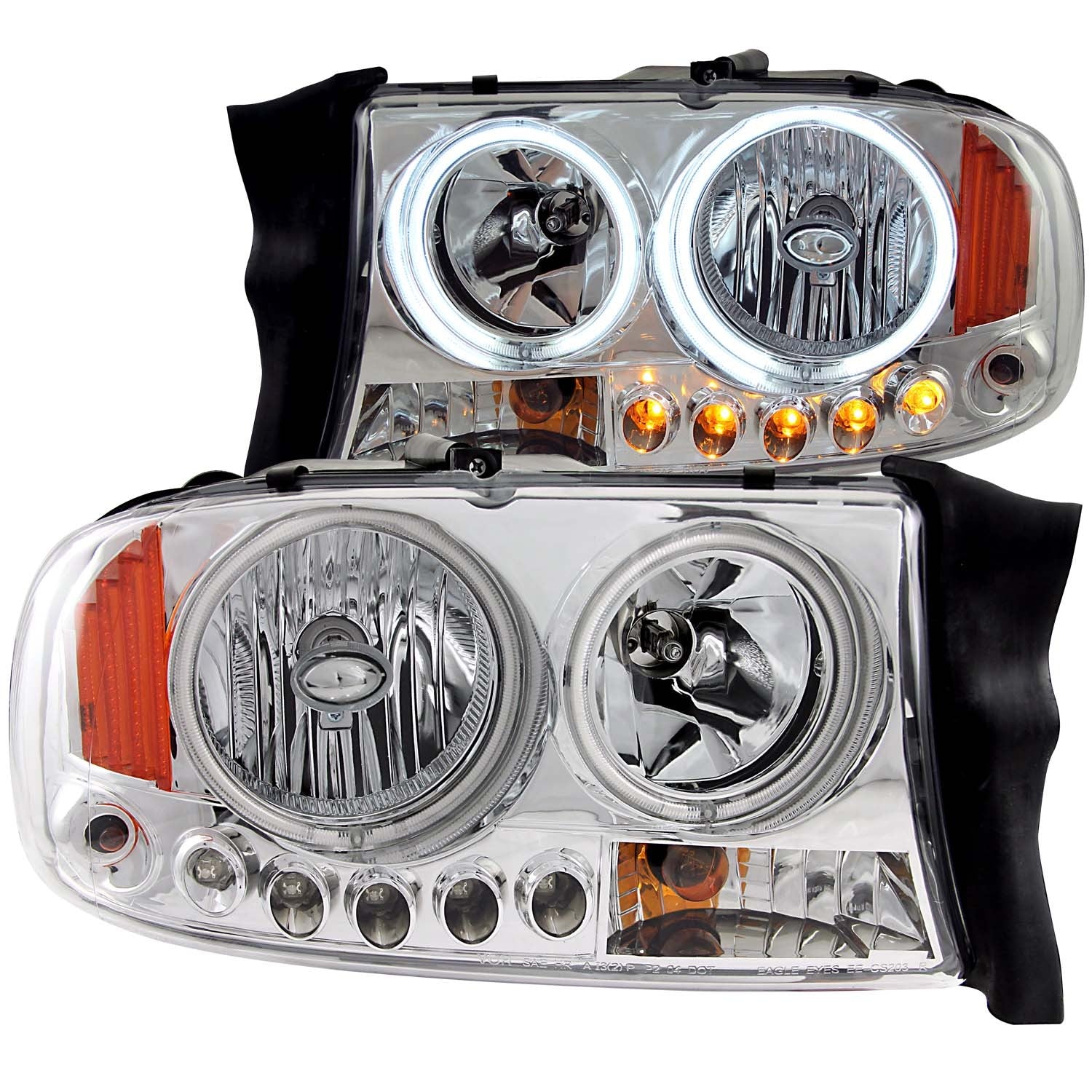 Anzo Projector Headlights Dodge Dakota (97-04) Durango (98-03) [w