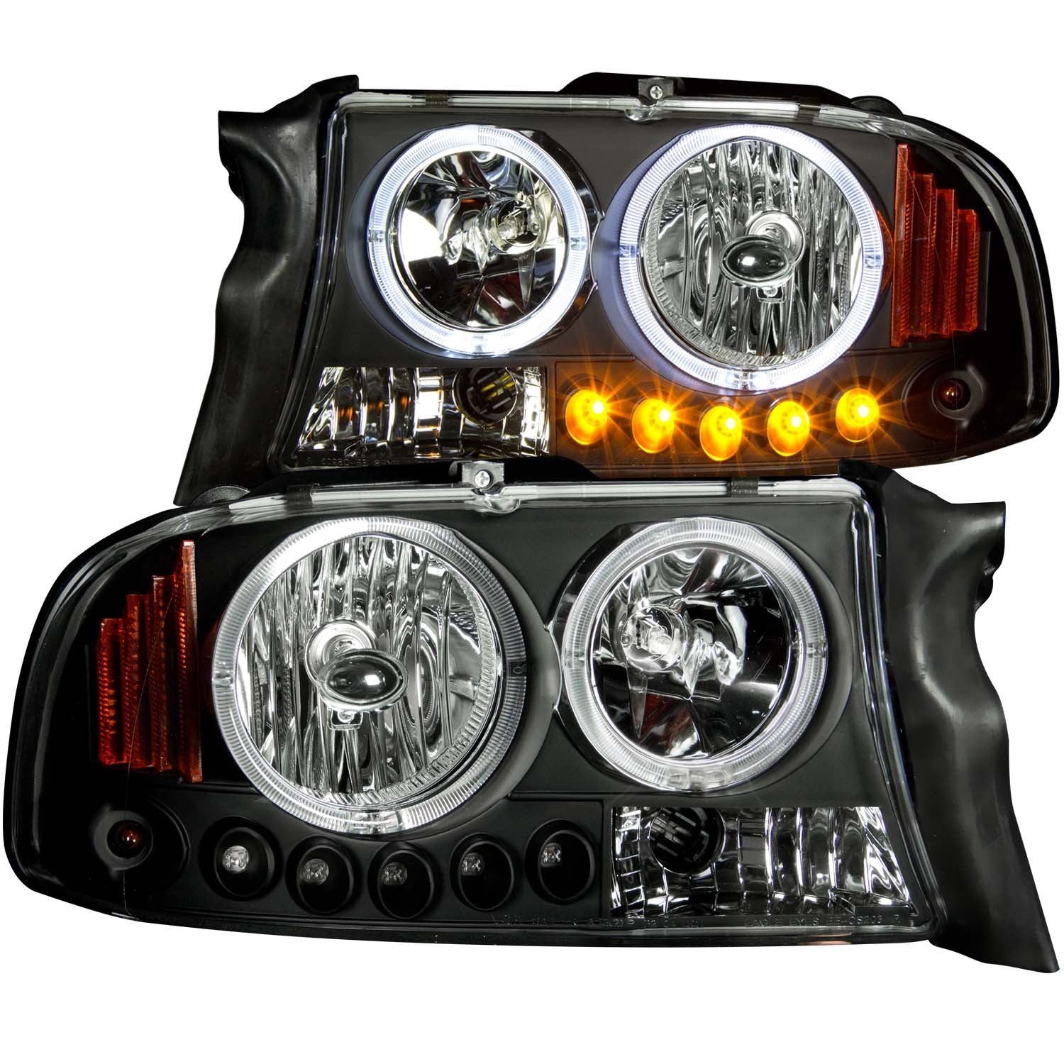 Anzo Projector Headlights Dodge Dakota (97-04) Durango (98-03) [w