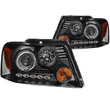 Load image into Gallery viewer, 252.77 Anzo Projector Headlights Ford F150 (04-08) [Black or Chrome Housing] w/ Single or Dual LED /  U-Bar Halo - Redline360 Alternate Image