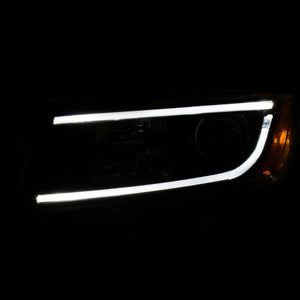 419.94 Anzo Projector Headlights Jeep Grand Cherokee (14-15) [w/ Plank Style Halo] Black or Chrome Housing - Redline360